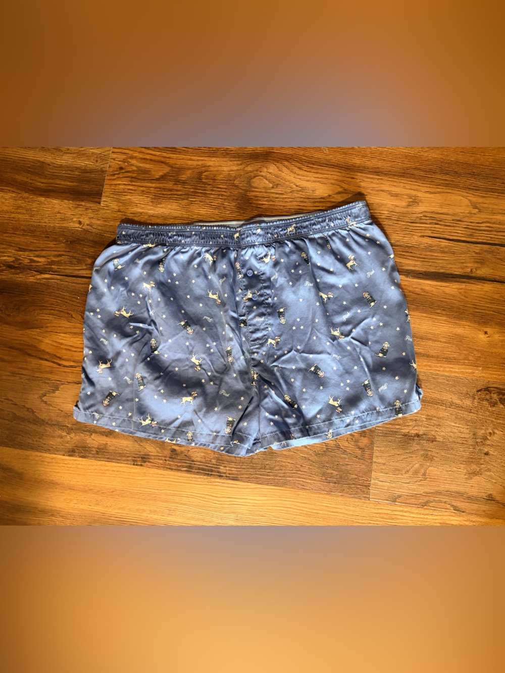 Victoria’s Secret PINK Puppy Pattern Satin shorts size medium